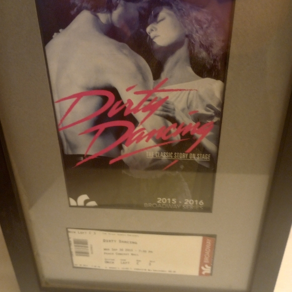 Dirty Dancing Framed Playbill and Ticket Peace Center 2015/2016 - Picture 3 of 6